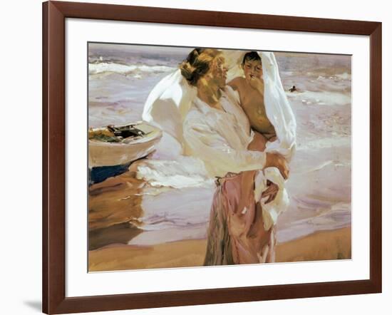 After the Bath-Joaqu?n Sorolla y Bastida-Framed Art Print