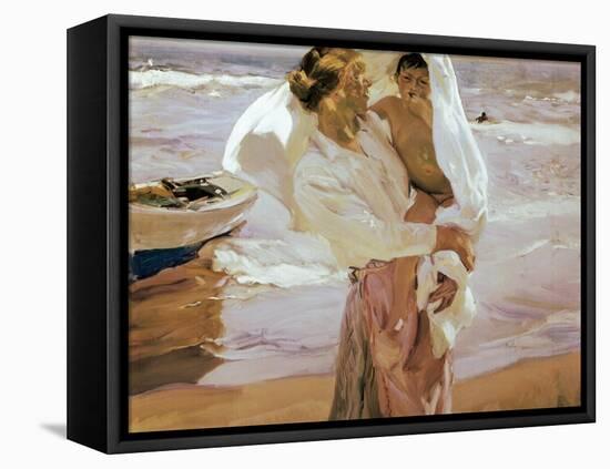 After the Bath-Joaqu?n Sorolla y Bastida-Framed Stretched Canvas