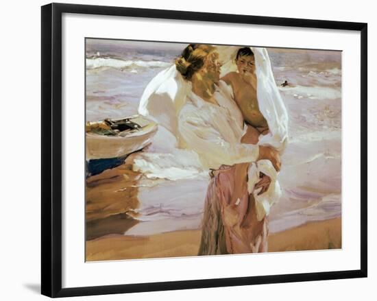 After the Bath-Joaqu?n Sorolla y Bastida-Framed Art Print