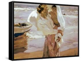 After the Bath-Joaqu?n Sorolla y Bastida-Framed Stretched Canvas