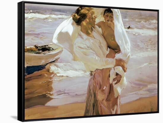 After the Bath-Joaqu?n Sorolla y Bastida-Framed Stretched Canvas