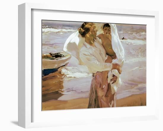 After the Bath-Joaqu?n Sorolla y Bastida-Framed Art Print