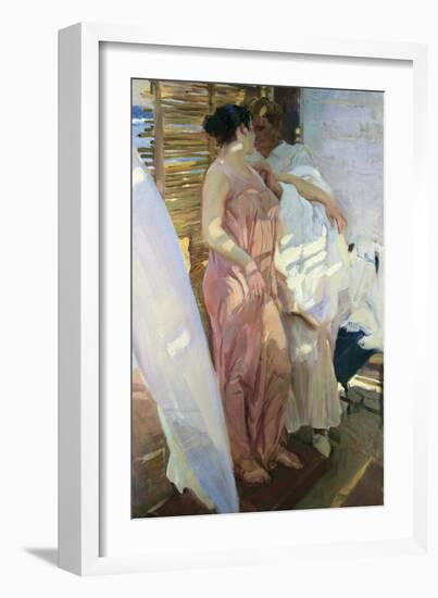 After the Bath-Joaquín Sorolla y Bastida-Framed Art Print