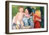 After the Bath-Mary Cassatt-Framed Art Print