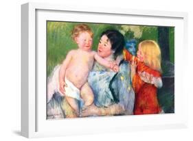 After the Bath-Mary Cassatt-Framed Art Print