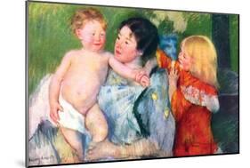 After the Bath-Mary Cassatt-Mounted Art Print