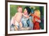 After the Bath-Mary Cassatt-Framed Premium Giclee Print