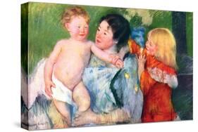 After the Bath-Mary Cassatt-Stretched Canvas