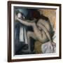 After the Bath-Edgar Degas-Framed Giclee Print