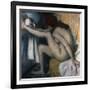 After the Bath-Edgar Degas-Framed Giclee Print