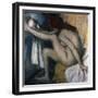 After the Bath-Edgar Degas-Framed Giclee Print