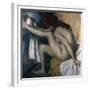 After the Bath-Edgar Degas-Framed Giclee Print