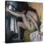 After the Bath-Edgar Degas-Stretched Canvas