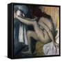 After the Bath-Edgar Degas-Framed Stretched Canvas