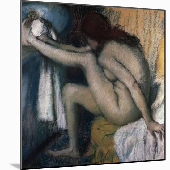 After the Bath-Edgar Degas-Mounted Giclee Print