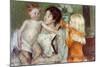 After the Bath-Mary Cassatt-Mounted Giclee Print