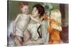 After the Bath-Mary Cassatt-Stretched Canvas
