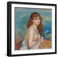 After the Bath-Pierre-Auguste Renoir-Framed Giclee Print