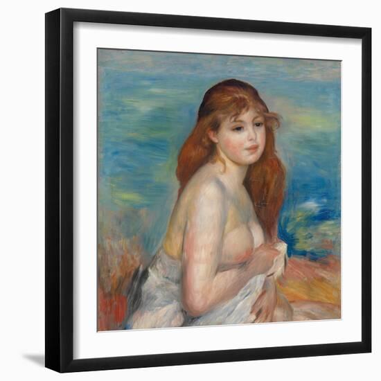 After the Bath-Pierre-Auguste Renoir-Framed Giclee Print