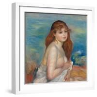 After the Bath-Pierre-Auguste Renoir-Framed Giclee Print