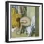 After the Bath-Edgar Degas-Framed Giclee Print