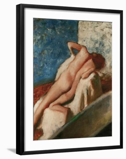 After the Bath-Edgar Degas-Framed Giclee Print