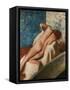 After the Bath-Edgar Degas-Framed Stretched Canvas