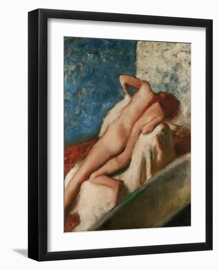 After the Bath-Edgar Degas-Framed Giclee Print