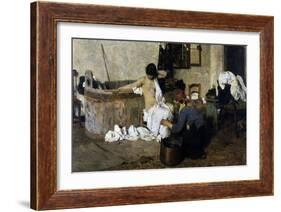 After the Bath-Giacomo Favretto-Framed Art Print