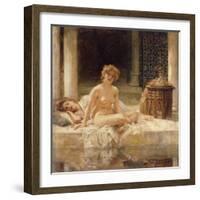 After the Bath-Leon Francois Comerre-Framed Giclee Print