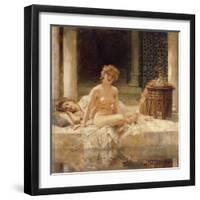 After the Bath-Leon Francois Comerre-Framed Giclee Print