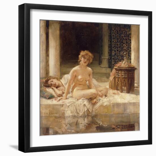 After the Bath-Leon Francois Comerre-Framed Giclee Print