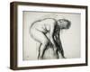 After the Bath-Edgar Degas-Framed Giclee Print