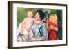 After The Bath-Mary Cassatt-Framed Art Print