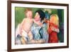 After The Bath-Mary Cassatt-Framed Art Print