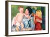 After The Bath-Mary Cassatt-Framed Art Print