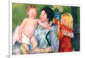 After The Bath-Mary Cassatt-Framed Art Print