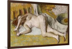 After the Bath-Edgar Degas-Framed Giclee Print