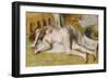 After the Bath-Edgar Degas-Framed Giclee Print