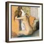 After the Bath-Edgar Degas-Framed Art Print