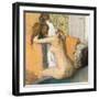 After the Bath-Edgar Degas-Framed Art Print