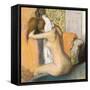 After the Bath-Edgar Degas-Framed Stretched Canvas