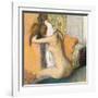 After the Bath-Edgar Degas-Framed Art Print