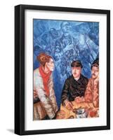 After the Battle, 1923-Kuz'ma Petrov-Vodkin-Framed Giclee Print