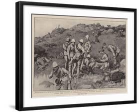 After the Battle at Potgieter's Drift, Helping Fallen Foemen-Henry Marriott Paget-Framed Giclee Print