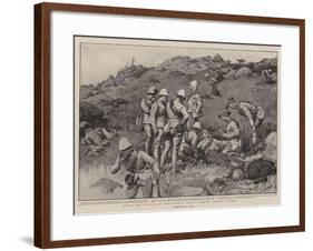 After the Battle at Potgieter's Drift, Helping Fallen Foemen-Henry Marriott Paget-Framed Giclee Print