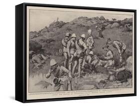 After the Battle at Potgieter's Drift, Helping Fallen Foemen-Henry Marriott Paget-Framed Stretched Canvas