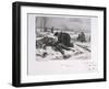 After the Battle of Champigny, Franco-Prussian War, 1870-Auguste Bry-Framed Giclee Print