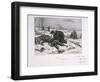 After the Battle of Champigny, Franco-Prussian War, 1870-Auguste Bry-Framed Giclee Print