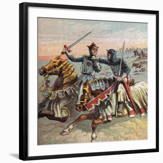 After the Battle of Crecy, 1346-null-Framed Giclee Print